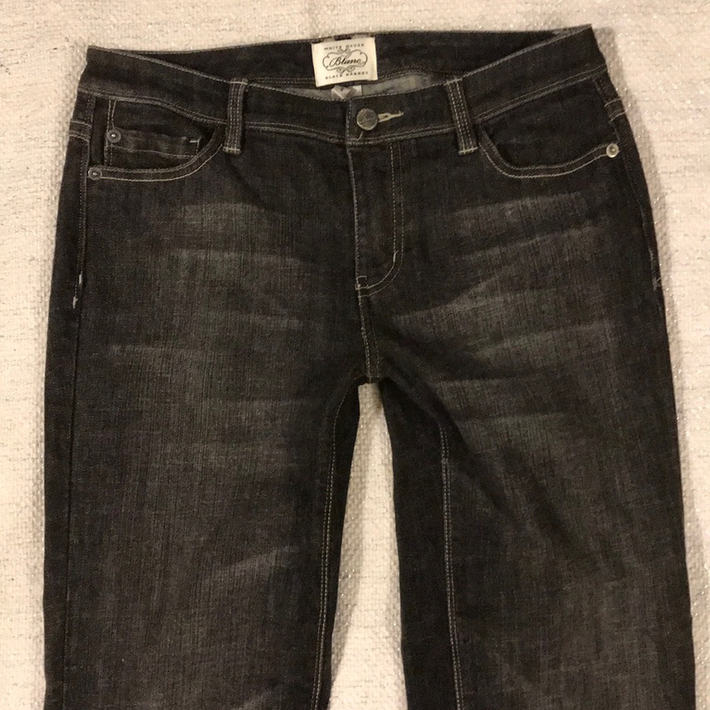 White House Black Market Blanc gray bootcut jeans